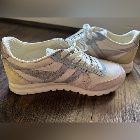 Gola Daytona Quadrant sneaker in Off-White/Blossom/Silver/Lemon in Size 6 - Picture 7 of 7